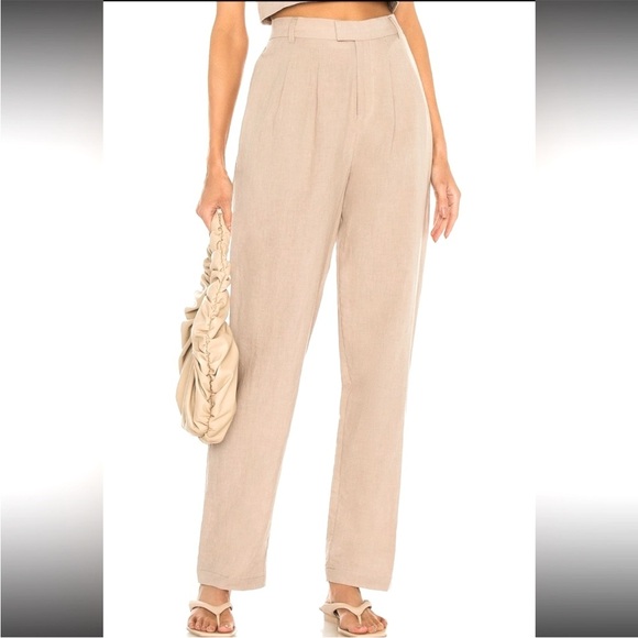 ANTHROPOLOGIE SIGNIFICANT OTHER Zahara Pant 100% linen size 6 - Picture 3 of 13